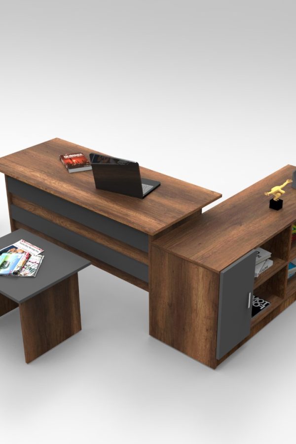 Vario ABF Ofis Büro Masa Takımı Barok-Antrasit VO10-BA