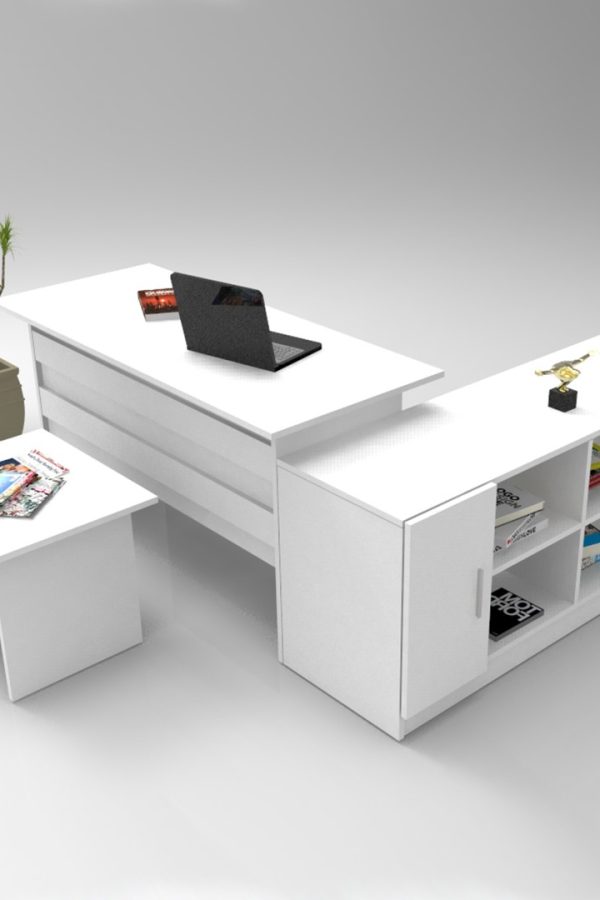 Vario ABF Ofis Büro Masa Takımı Beyaz VO10-W