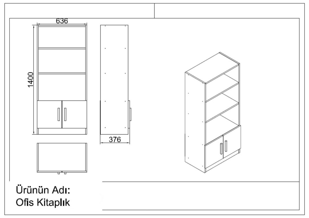 Vario Ofis Büro Masa Takımı VO11-OB