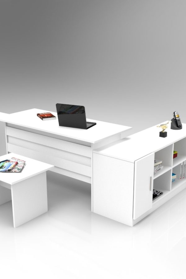 Vario ABCF Ofis Büro Masa Takımı Beyaz VO13-W