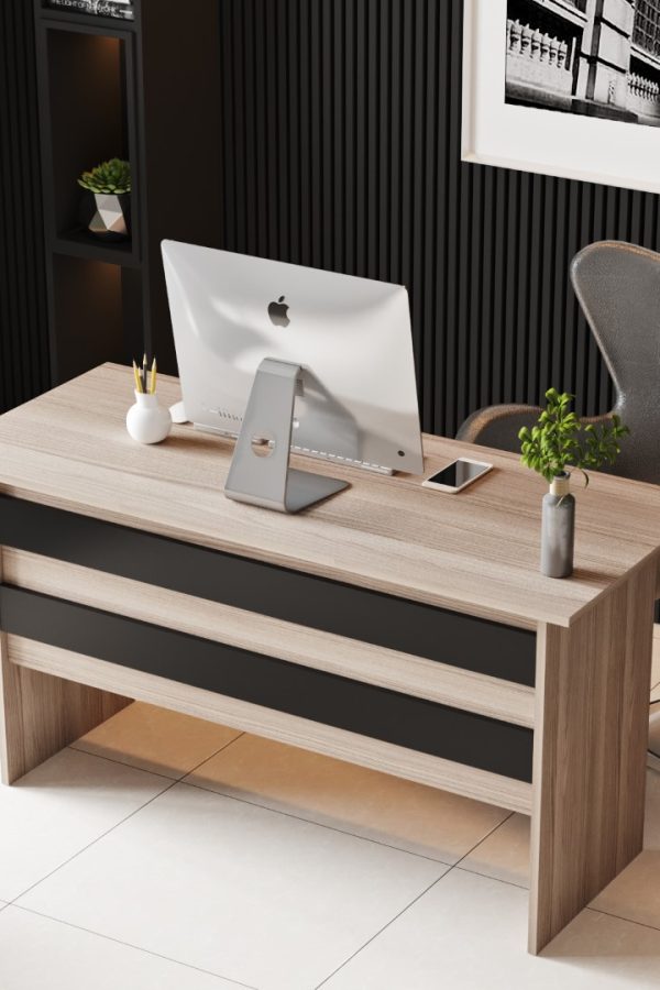 Vario A Ofis Çalışma Masası Meşe-Siyah VO1-OB