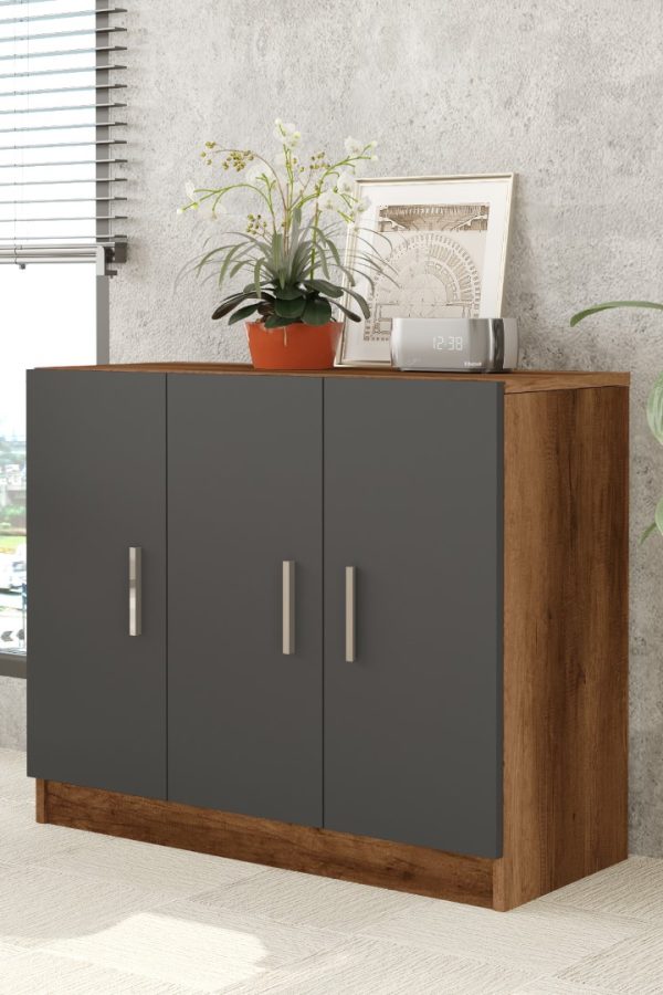 Vario E Ofis Kapaklı Dolap Barok-Antrasit VO5-BA