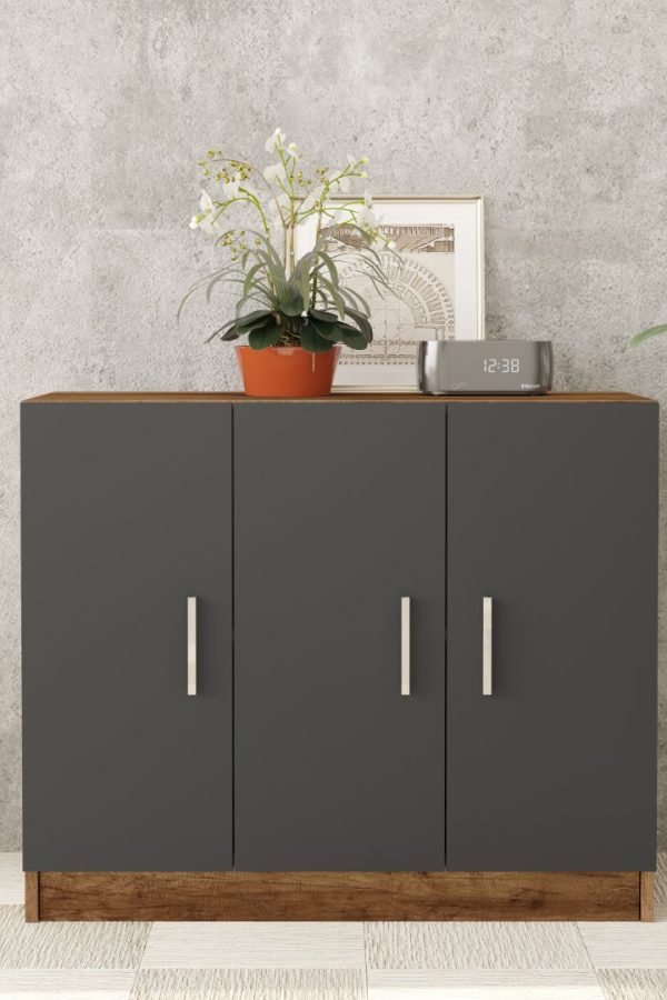 Vario E Ofis Kapaklı Dolap Barok-Antrasit VO5-BA