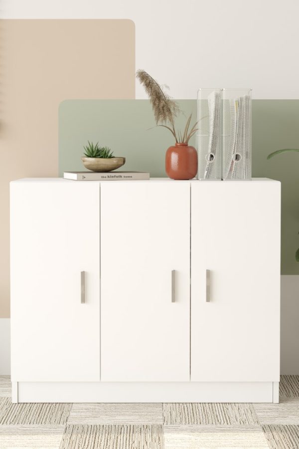 Vario E Ofis Kapaklı Dolap Beyaz VO5-W