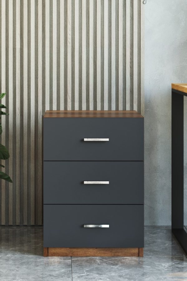 Vario C Ofis 3 Lü Keson Barok-Antrasit VO3-BA