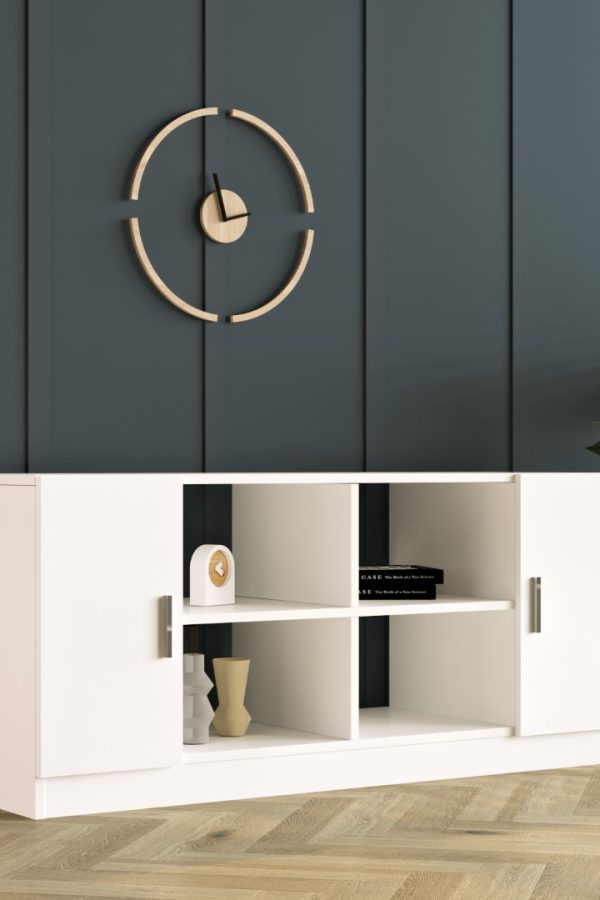 Vario F Ofis Kapaklı Kitaplık Dolap Beyaz VO6-W