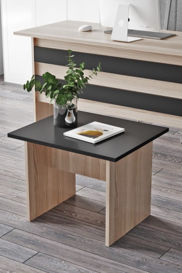 Vario B Ofis Sehpası Meşe-Siyah VO2-OB