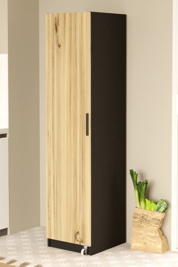 Vena Çok Amaçlı Dolap Kiler Dolabı Erzak Dolabı Keçe-Siyah VA1-KL