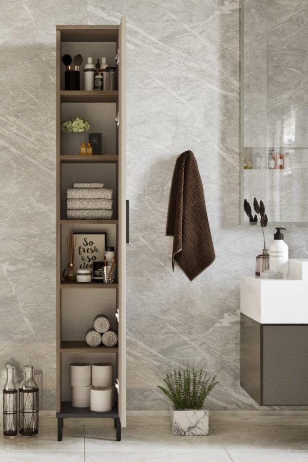 Vogue Çok Amaçlı Dolap Banyo,Mutfak,Ofis,Kiler Metal Ayaklı VE3-CV