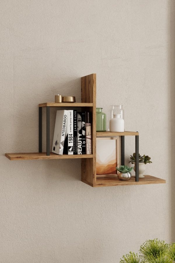 Voyage Duvar Rafı Kitaplık VG15-A