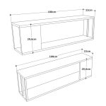 Voyage Duvar Rafı VG18-A