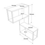 Voyage Köşe Duvar Rafı VG16-A