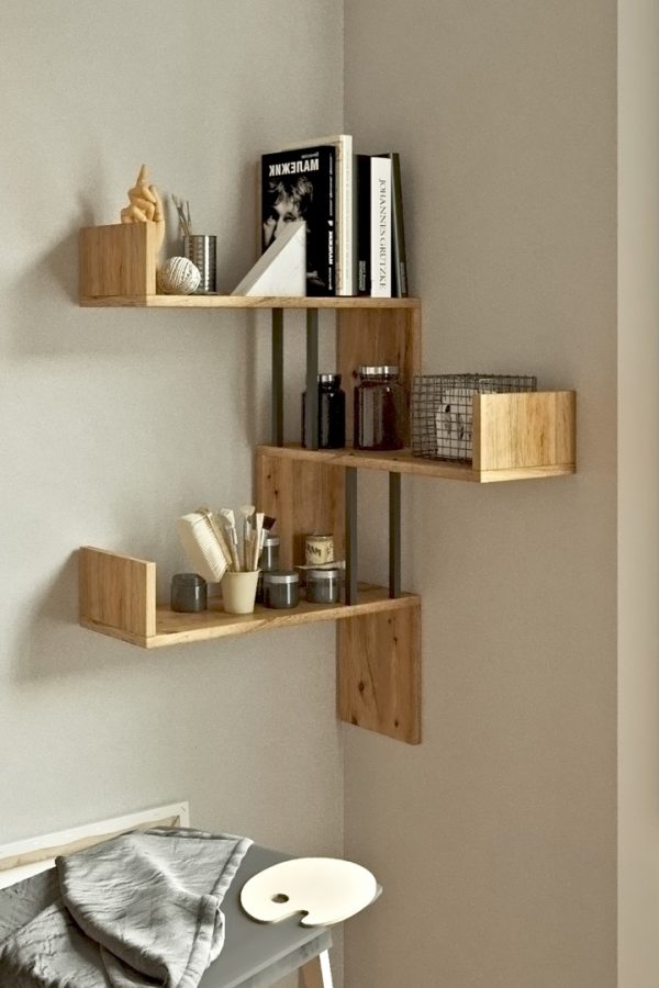 Voyage Köşe Duvar Rafı VG17-A