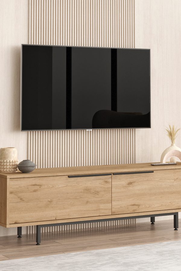 Ocean Tv Ünitesi Sehpası Metal Ayaklı 160cm Sepet ON1-S