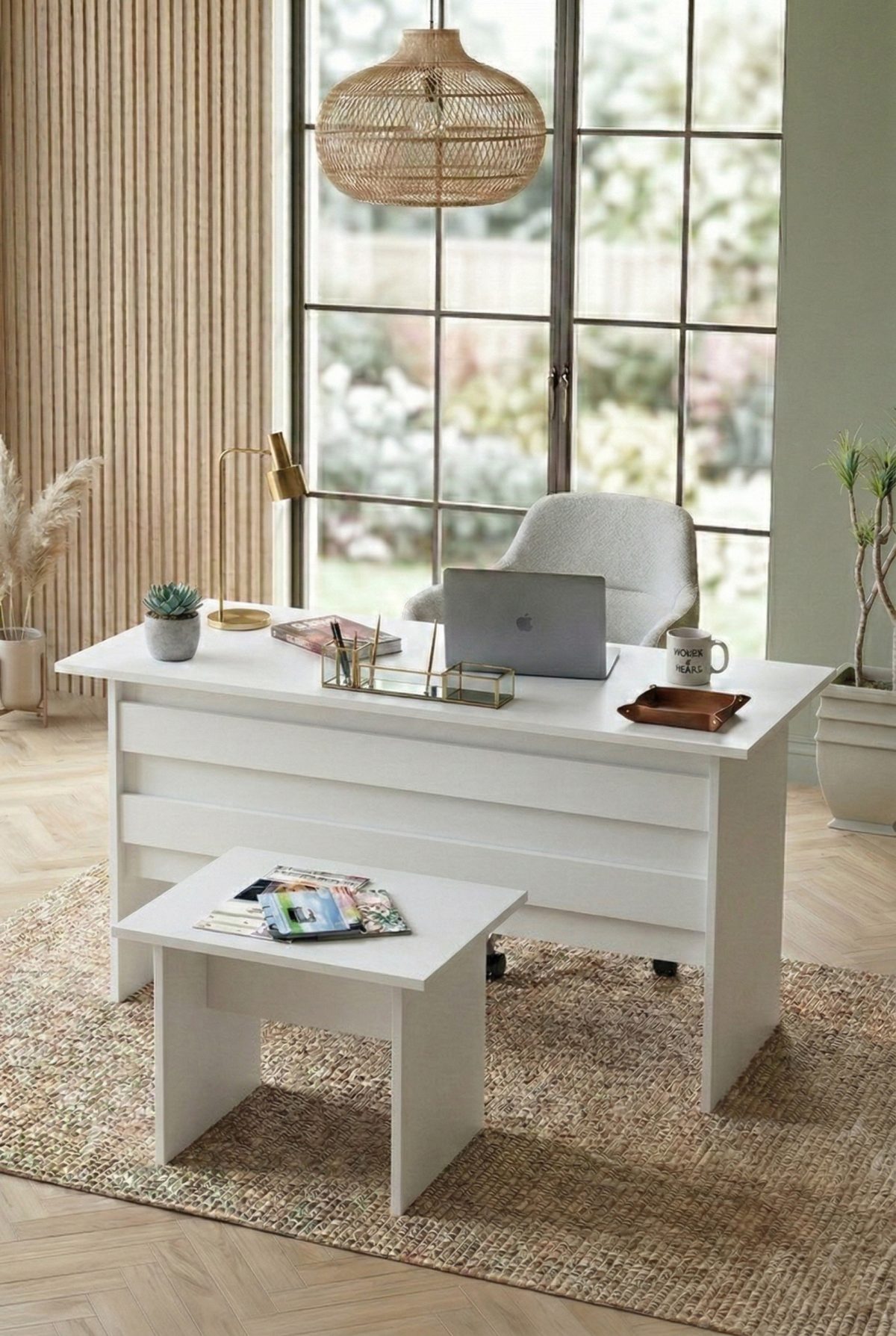 Vario AB Ofis Büro Masa Takımı Beyaz VO8-W