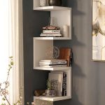 Shelf R9 Modern Duvar Rafı Kitaplık WL9-W