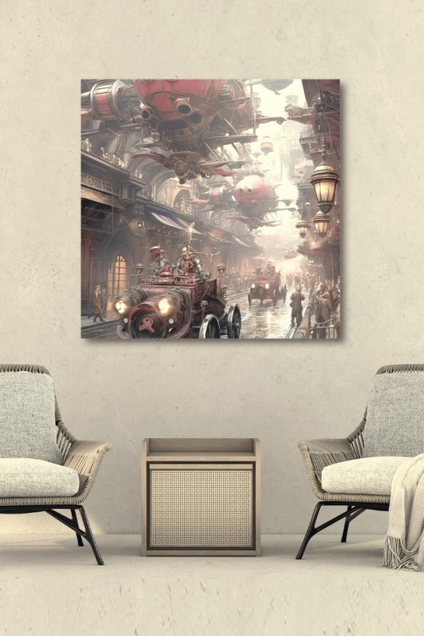 Art Serisi Uv Baskı Tablo Zeplin 50cm*50cm AT28-H