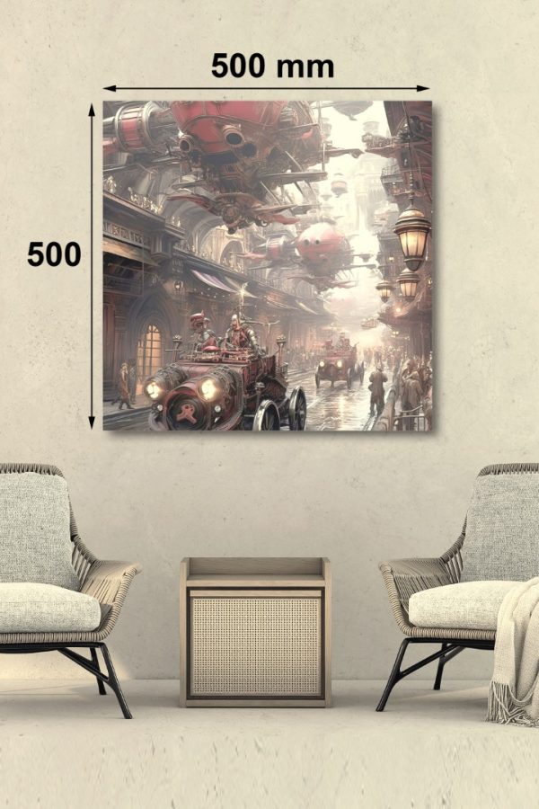 Art Serisi Uv Baskı Tablo Zeplin 50cm*50cm AT28-H