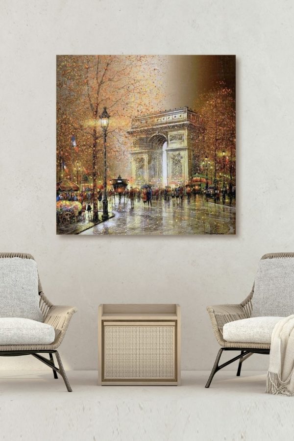 Art Serisi Uv Baskı Tablo Paris 50cm*50cm AT32-H