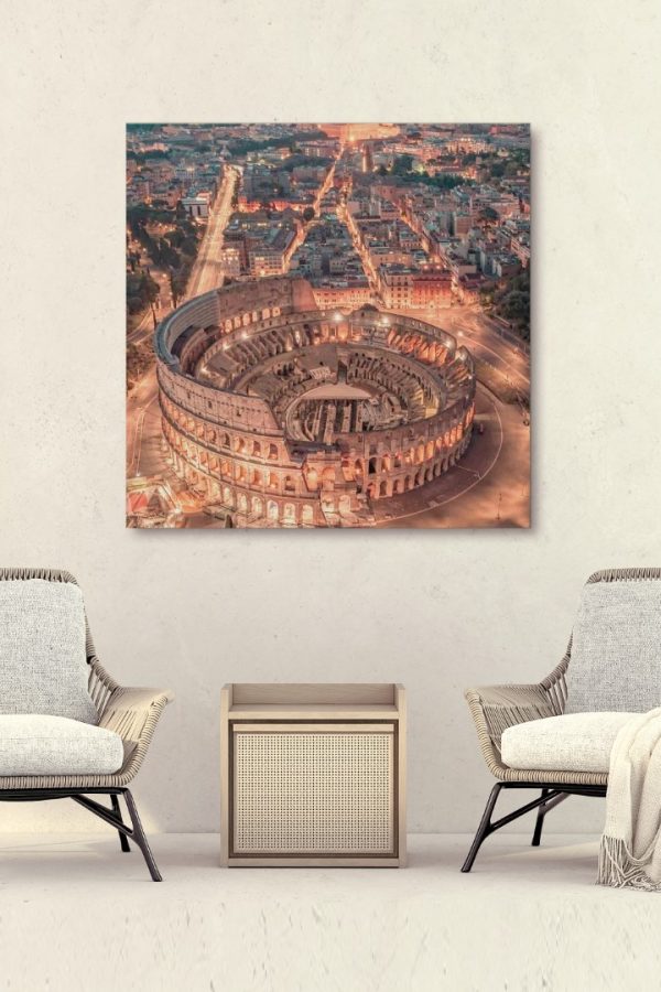 Art Serisi Uv Baskı Tablo Roma 50cm*50cm AT36-H