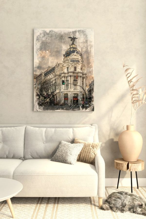 Art Serisi Uv Baskı Tablo İspanya 65cm*46cm AT43-H