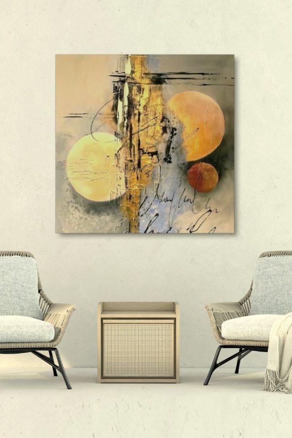 Art Serisi Uv Baskı Tablo İmza 50cm*50cm AT44-H