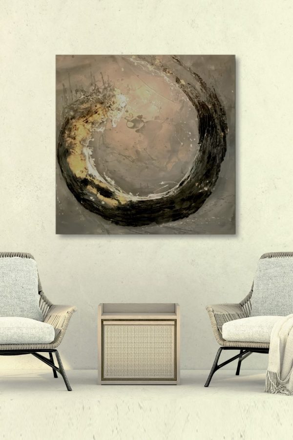 Art Serisi Uv Baskı Tablo Dalga 50cm*50cm AT45-H