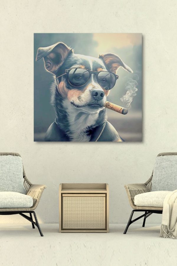 Art Serisi Uv Baskı Tablo Köpek 50cm*50cm AT50-H