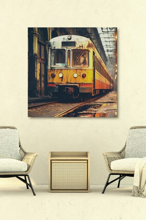 Art Serisi Uv Baskı Tablo Tren 50cm*50cm AT51-H
