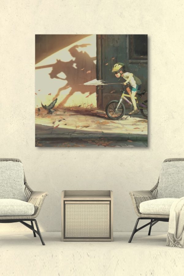 Art Serisi Uv Baskı Tablo Savaşçı 50cm*50cm AT53-H