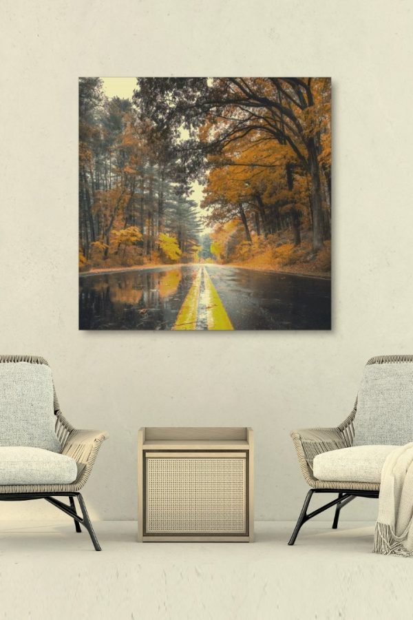 Art Serisi Uv Baskı Tablo Sonbahar 50cm*50cm AT55-H