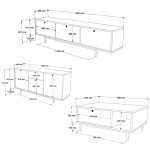 Crea Tv Ünitesi Seti CA7-SWU