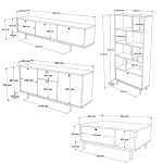 Crea Tv Ünitesi Seti CA8-SWU