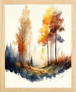 Frame Ahşap 2'Li Tablo FE5-D