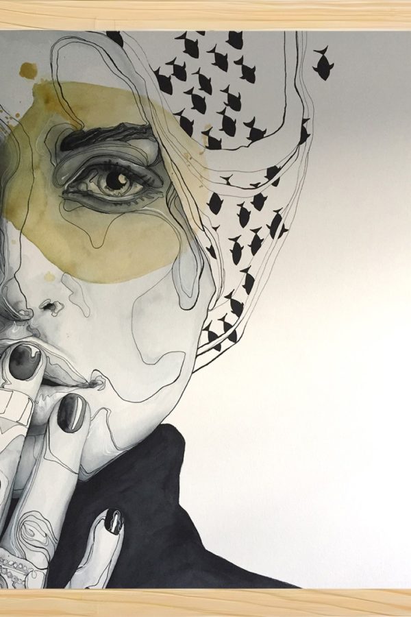 Frame Serisi Ahşap Çerçeveli 2'Li Tablo Uv Baskı 33*40 FE5-B