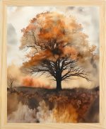 Frame Ahşap 2'Li Tablo FE5-J