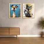 Frame Ahşap 2'Li Tablo FE5-K