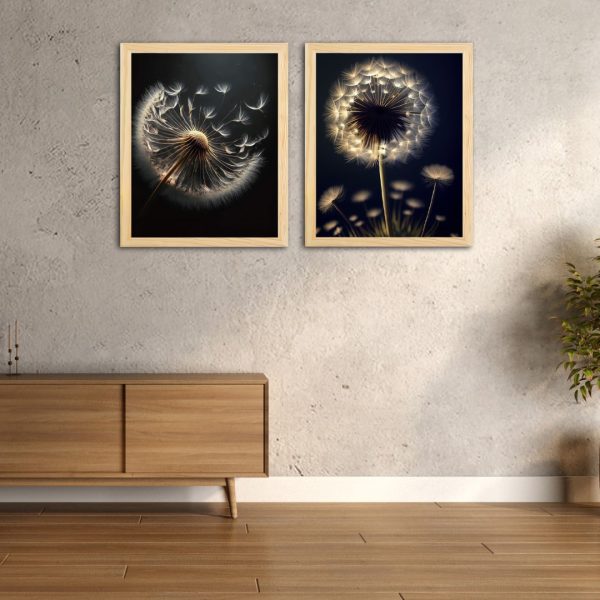 Frame Ahşap 2'Li Tablo FE5-M