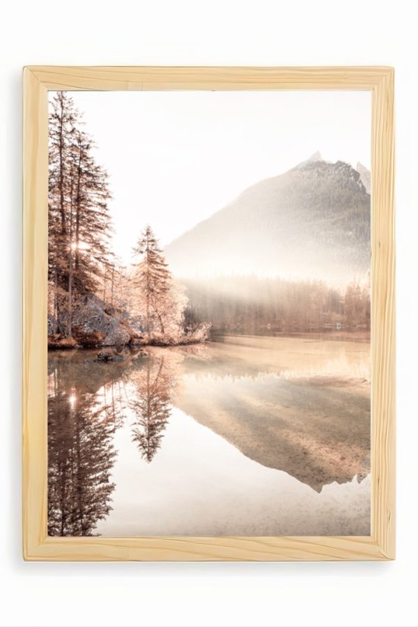 Frame Serisi Ahşap Çerçeveli 3'Lü Tablo Uv Baskı 25*35 FE3-B