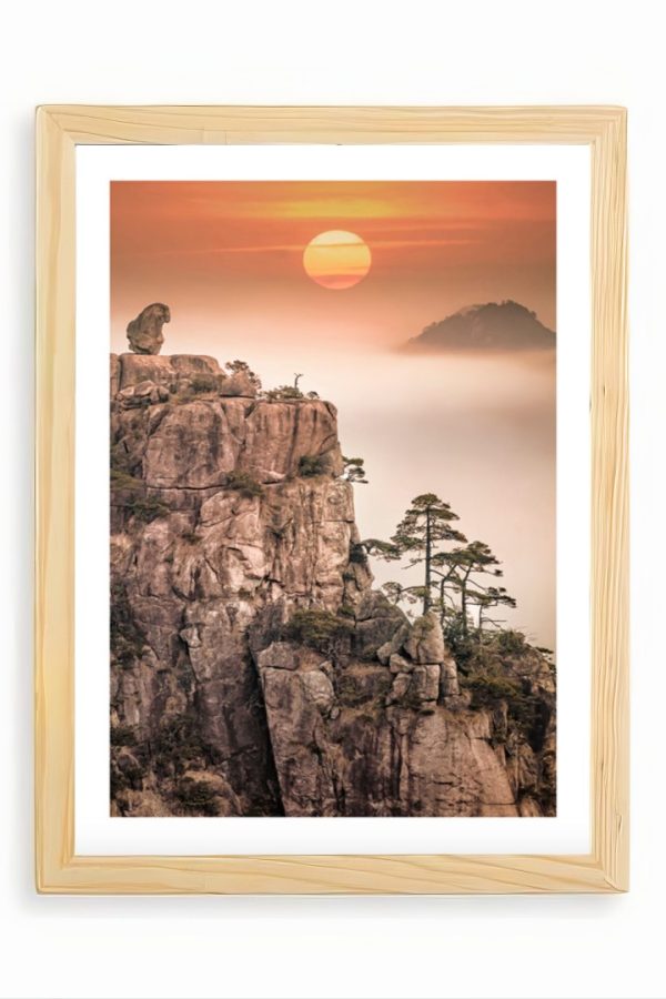 Frame Serisi Ahşap Çerçeveli 3'Lü Tablo Uv Baskı 25*35 FE3-G