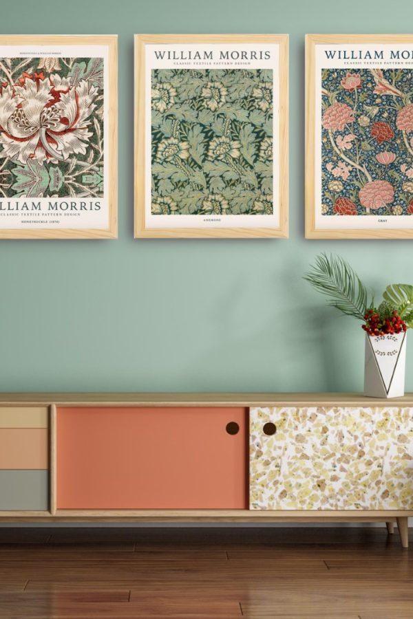 Frame Serisi Ahşap Çerçeveli 3'Lü Tablo Uv Baskı 25*35 FE3-H