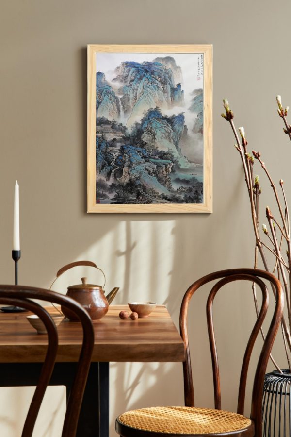 Frame Serisi Ahşap Çerçeveli Tablo Uv Baskı 25*35 FE1-B