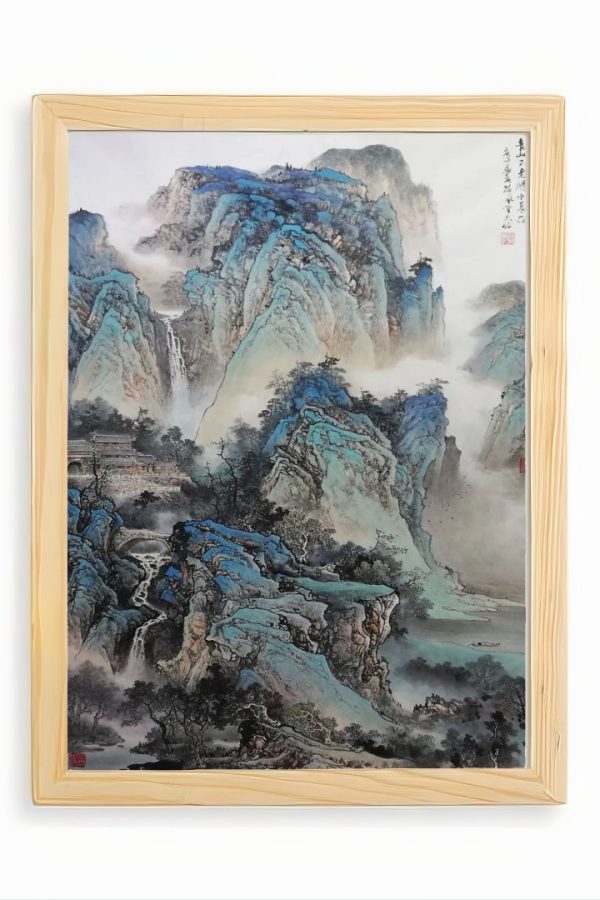 Frame Serisi Ahşap Çerçeveli Tablo Uv Baskı 25*35 FE1-B