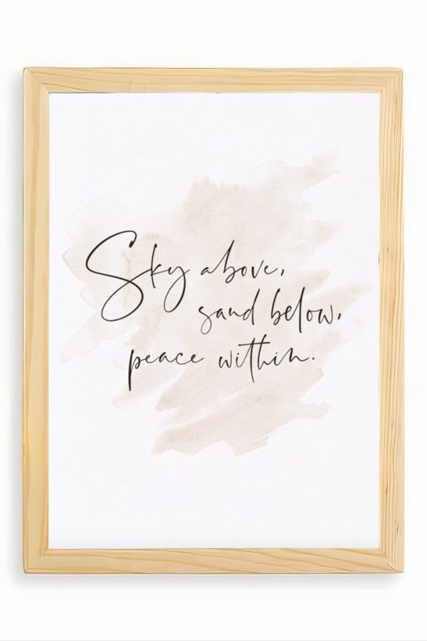 Frame Serisi Ahşap Çerçeveli Tablo Uv Baskı 25*35 FE1-C