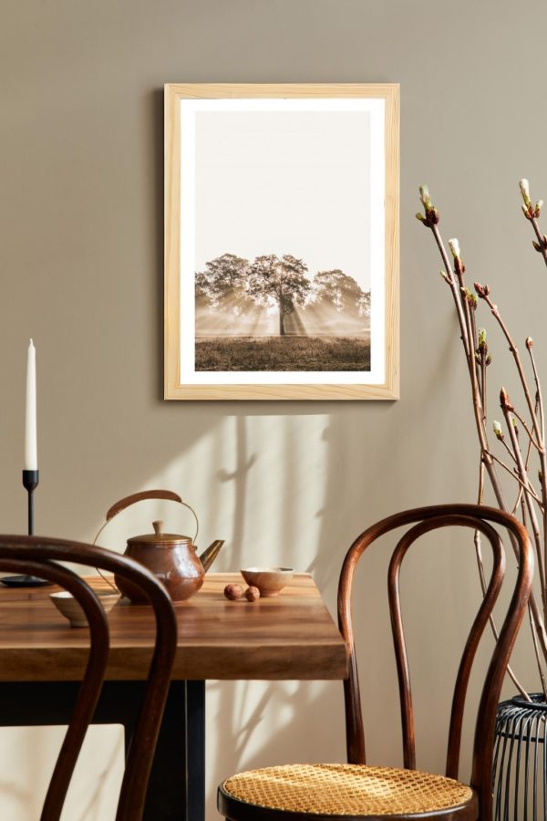 Frame Serisi Ahşap Çerçeveli Tablo Uv Baskı 25*35 FE1-F