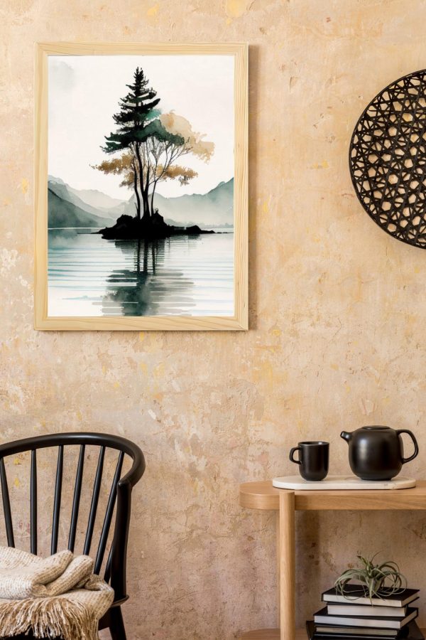 Frame Serisi Ahşap Çerçeveli Tablo Uv Baskı 25*35 FE1-I