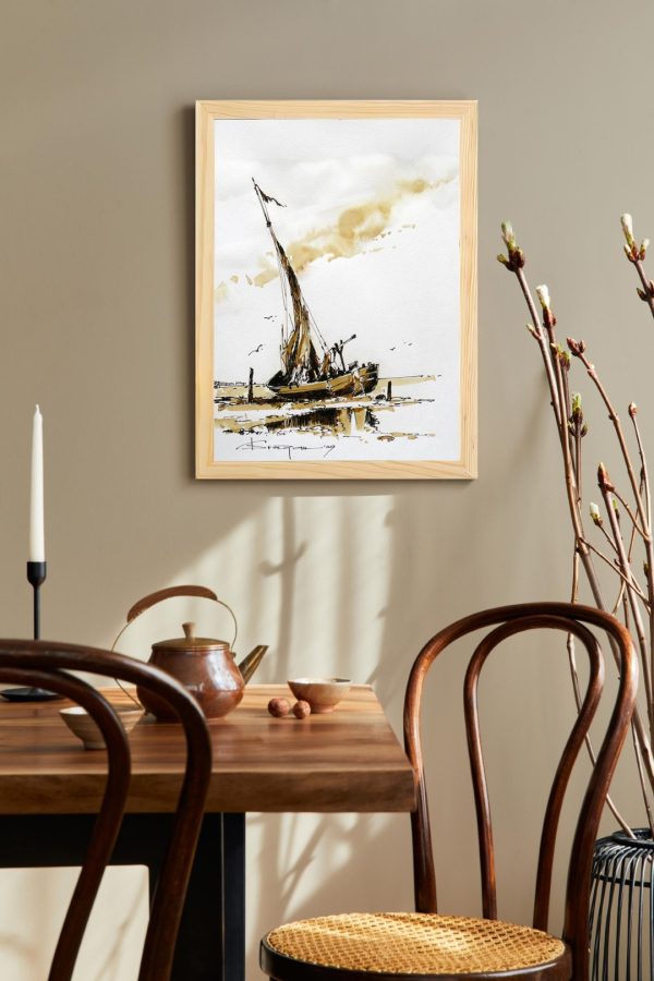 Frame Serisi Ahşap Çerçeveli Tablo Uv Baskı 25*35 FE1-J