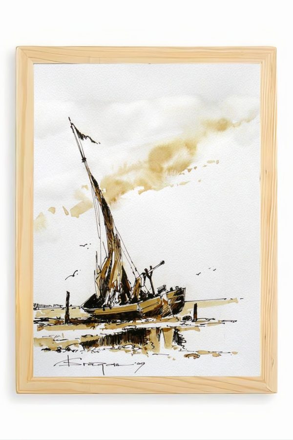 Frame Serisi Ahşap Çerçeveli Tablo Uv Baskı 25*35 FE1-J