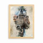 Frame Ahşap Tablo FE1-K