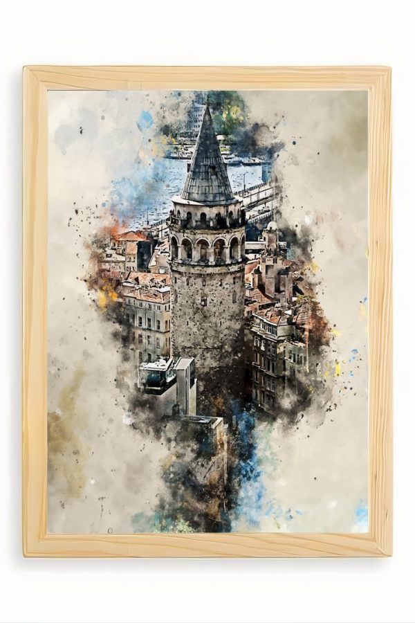 Frame Serisi Ahşap Çerçeveli Tablo Uv Baskı 25*35 FE1-K